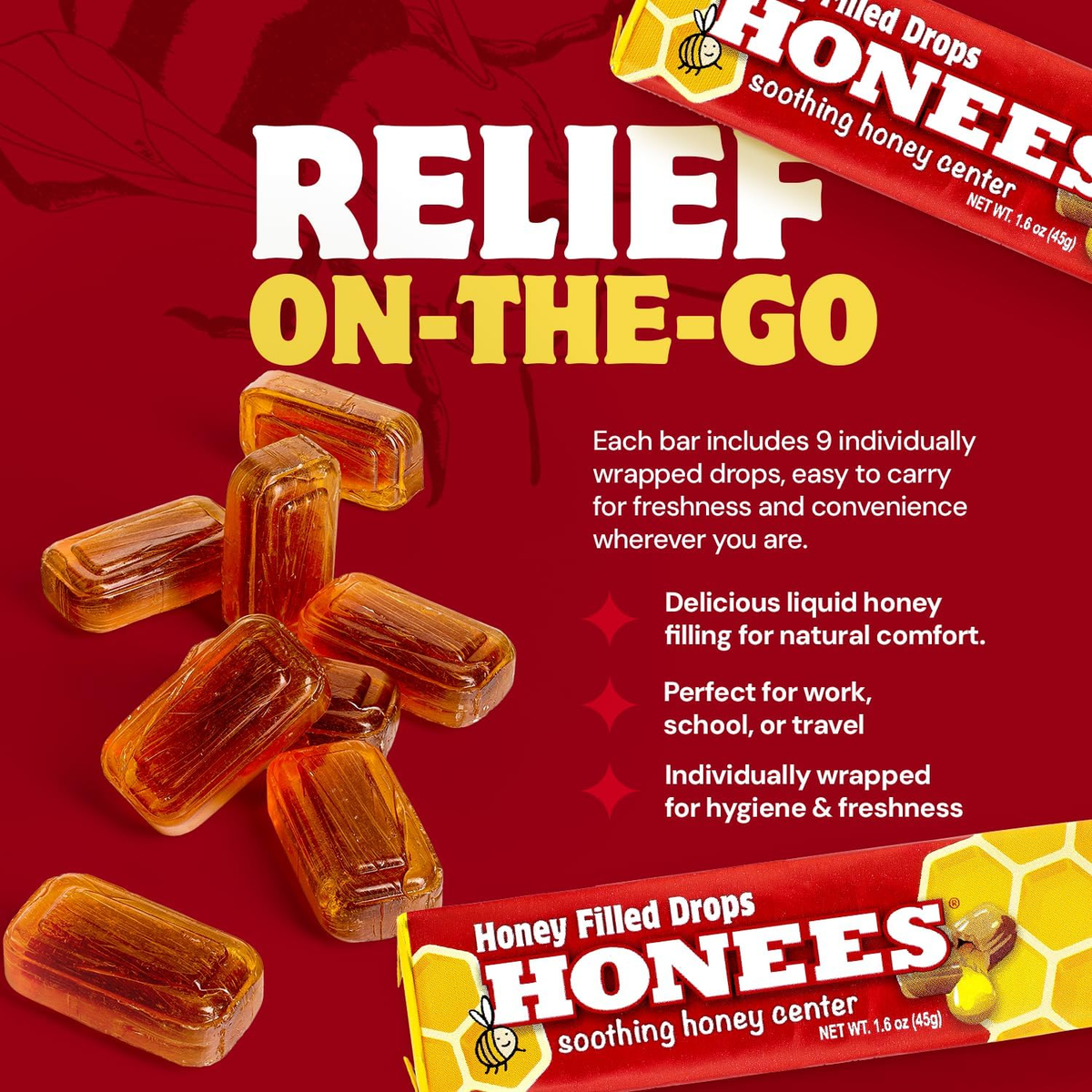 Honey Filled Candy Bars