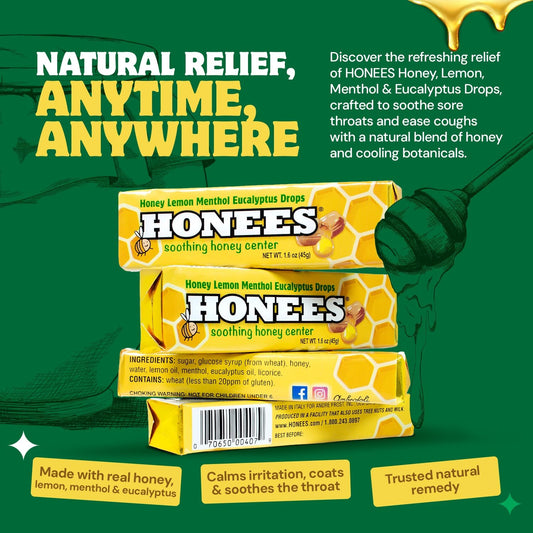 Honey Lemon Menthol Candy Bars