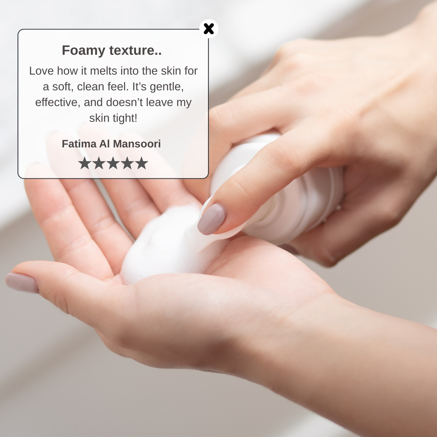 Facial Cleanser Mousse with Honey and Chamomile