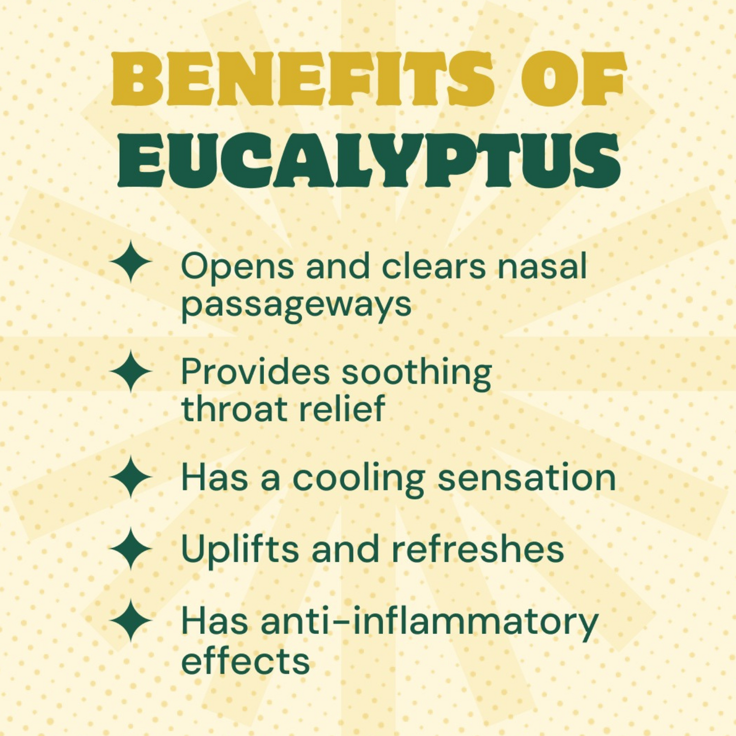 Honees Menthol Eucalyptus Candies  – Soothing Throat & Cough Relief