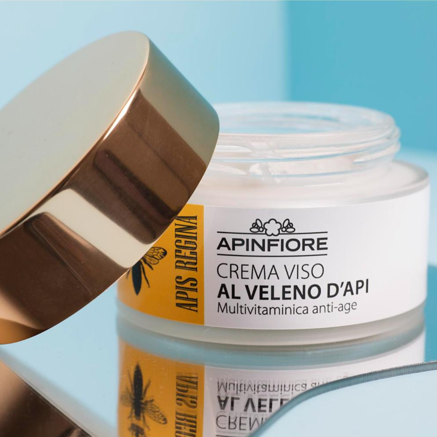 Apinfiore Bee Venom Skincare Duo – Anti-Aging Face Serum & Cream Set for Lifting, Firming, Wrinkle Reduction & Radiant Skin – Natural Ingredients, Day & Night Use