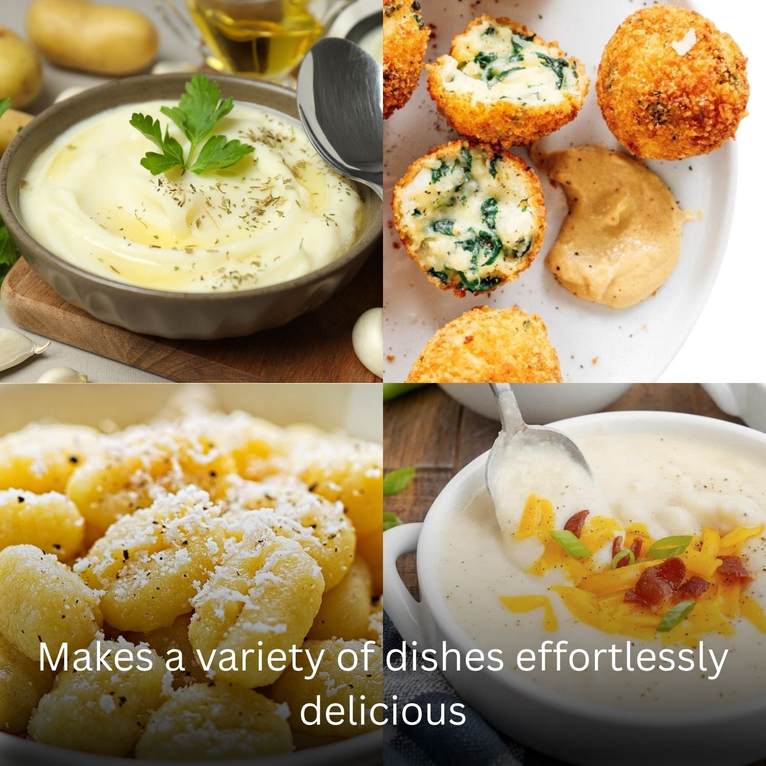 Engel Premium Mashed Potato with Skimmed Milk, 4kg | Creamy, Pure & Natural Potatoes, Halal, Vegetarian, Rich in Protein | Ready in Minutes, Side Dish & Emergency Food Supply