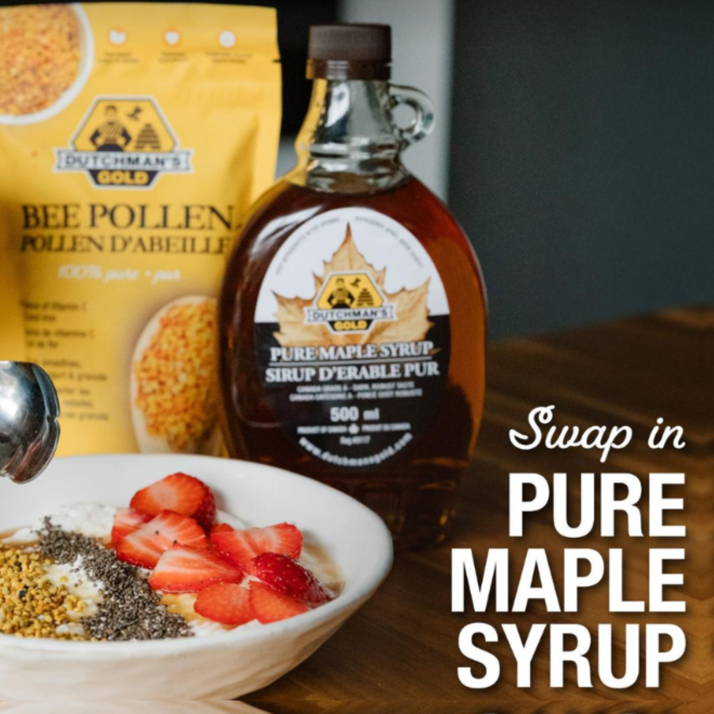 Dutchman’s Gold 100% Organic Pure Canadian Maple Syrup 500ml