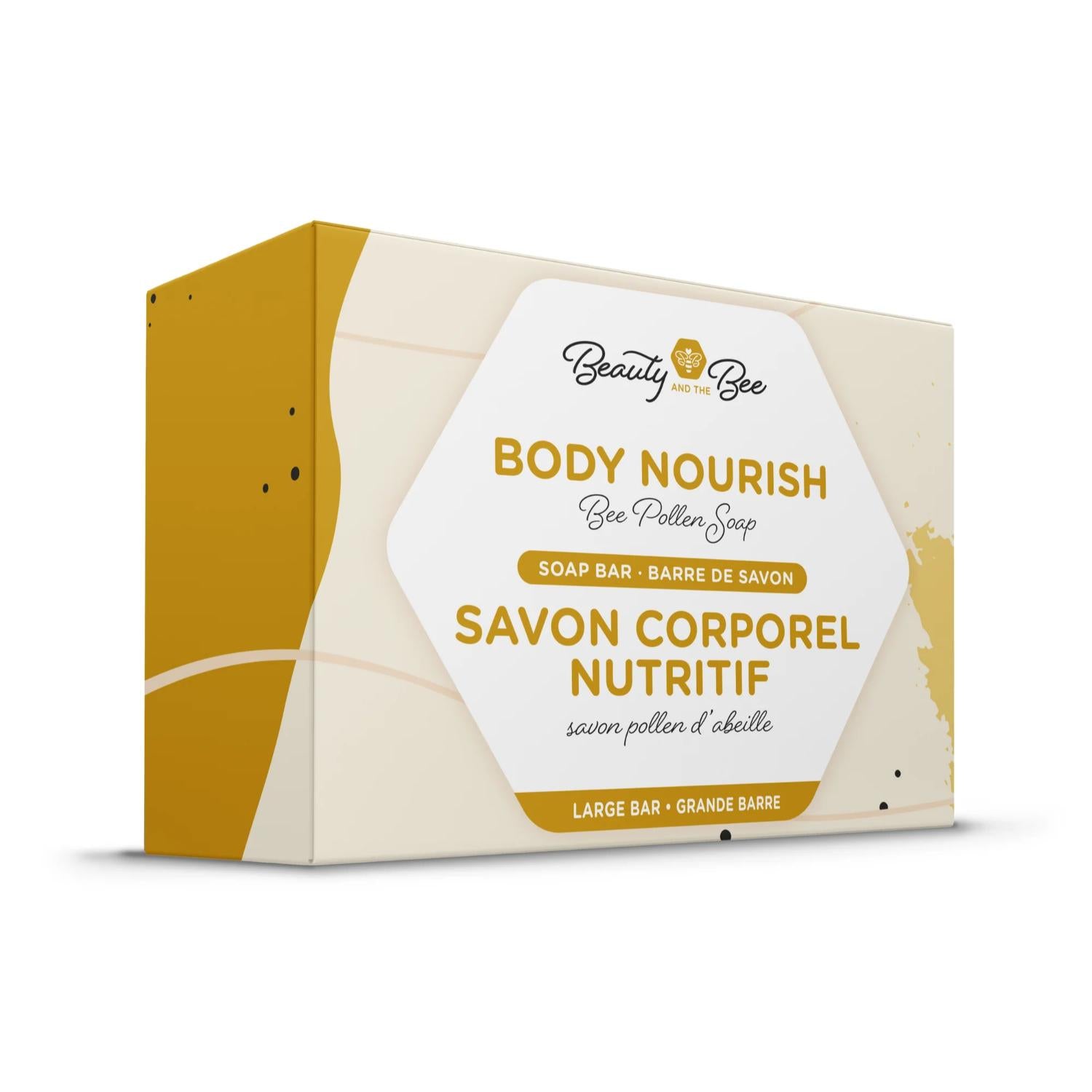 Bee Pollen Soap – Soothing & Purifying Body Bar with Natural Anti-Inflammatory & Anti-Bacterial Properties for Healthy, Radiant Skin