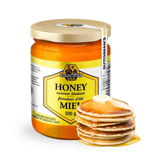 Summer Blossom Honey 500g – Pure Unpasteurized, Rich in Enzymes & Antioxidants