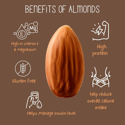 HoneyBar Almond Salted Caramel Snack Bars - Roasted Almonds & Caramel, Gluten-Free & Non-GMO, 40g x 15