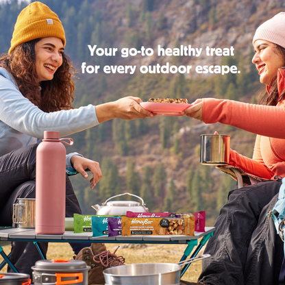 HoneyBar Peanut Butter & Jam Snack Bars – Real Cranberries, Raisins & Crunchy Almonds | Gluten-Free, Non-GMO, Vegetarian | 15 x 40g