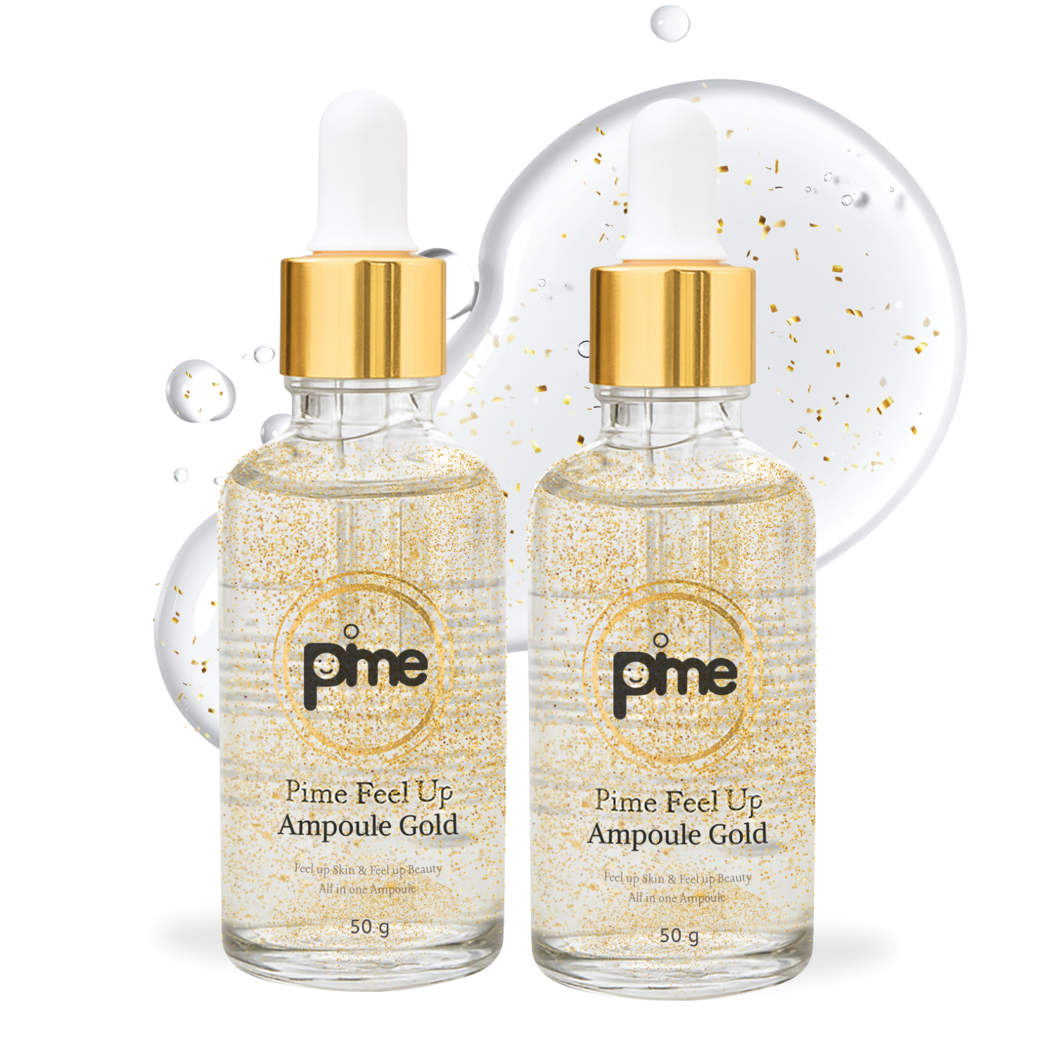 Niacinamide Serum 50g x2 | Anti-Aging & Dark Spot Serum with Gold for Radiant Skin