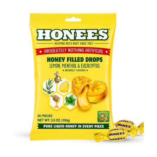 Honees Lemon Menthol Candies – Soothing Throat & Cough Relief