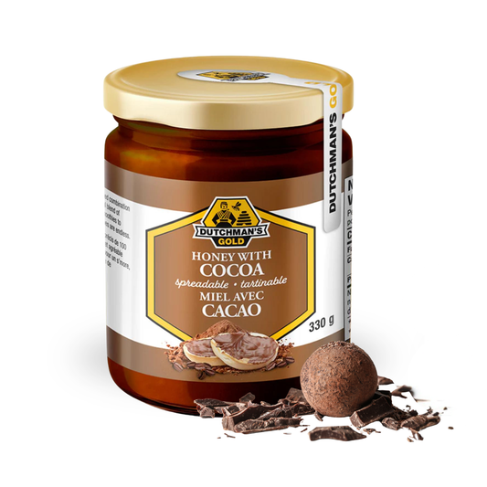Cocoa Honey Spread 330g – Made with Real Cacao, Rich & Creamy Honey Blend