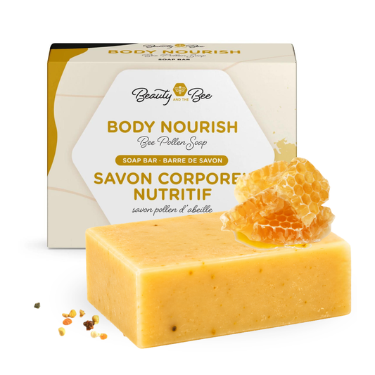 Bee Pollen Soap – Soothing & Purifying Body Bar with Natural Anti-Inflammatory & Anti-Bacterial Properties for Healthy, Radiant Skin