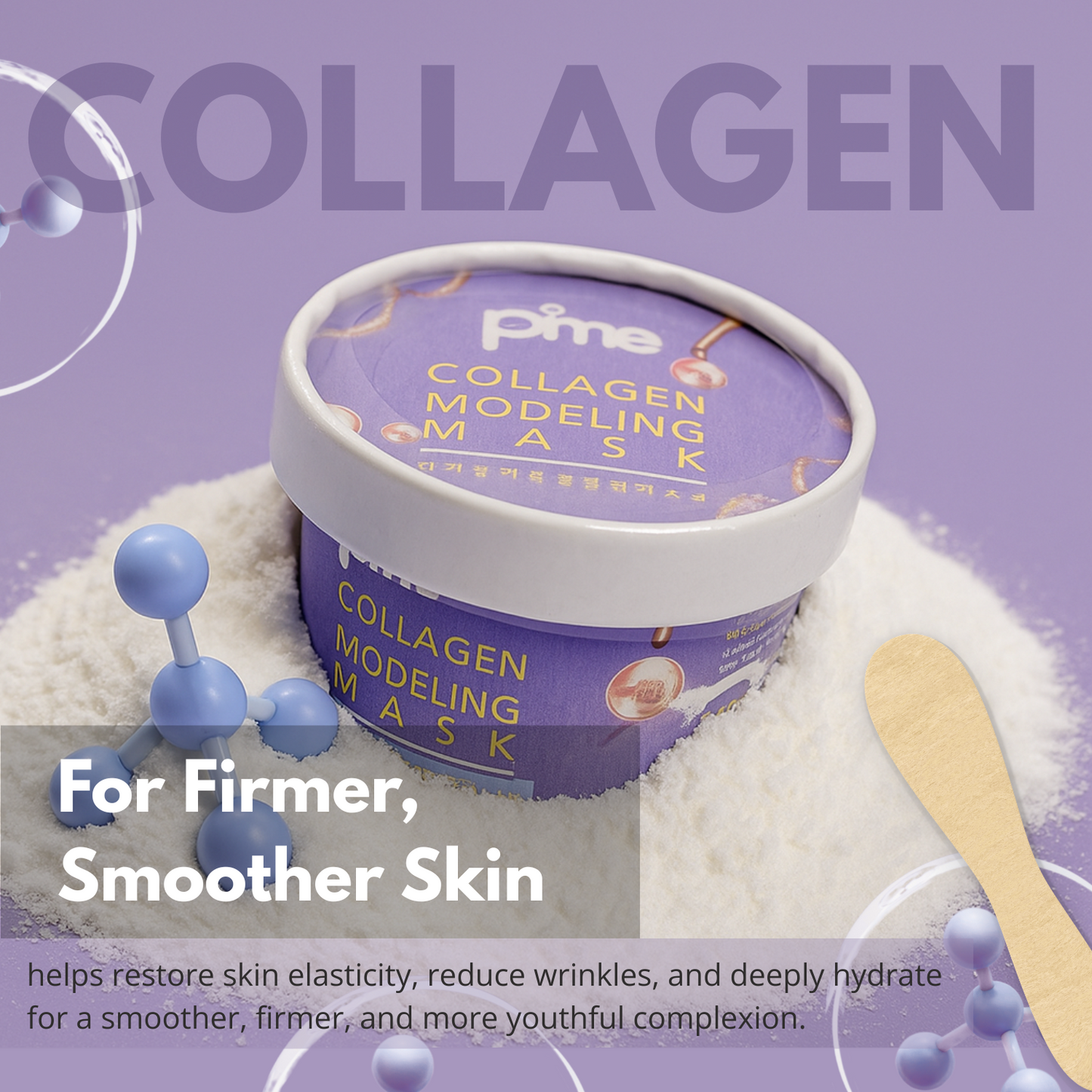 Modelling Mask Set for Brightening Firming and Hydration
