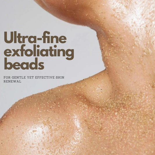 Facial & Body Scrub for Sensitive Skin – Gentle Beads Exfoliation with Bee Venom & Manuka Honey – 250ml