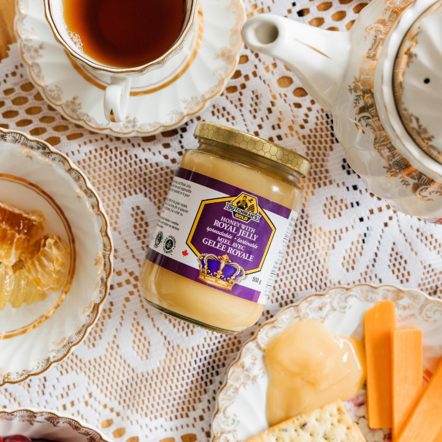 Organic Royal Jelly Honey 500g – Immune Support, Rich in Nutrients & Antioxidants