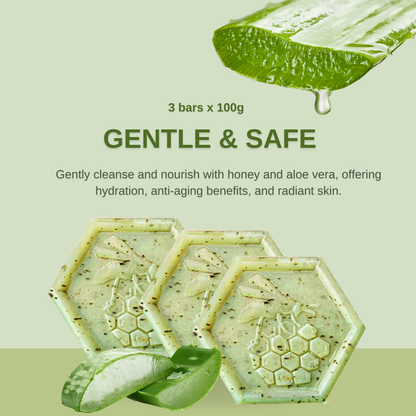 Vegetable Soap Honey & Aloe Vera