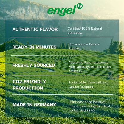 Engel Premium Mashed Potato, Creamy Skimmed Milk Blend, 4kg, Halal, Vegetarian, Ready in Minutes