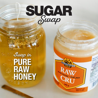 Dutchman's Gold Raw Honey 1 Kg - Unfiltered - Non-pasteurized