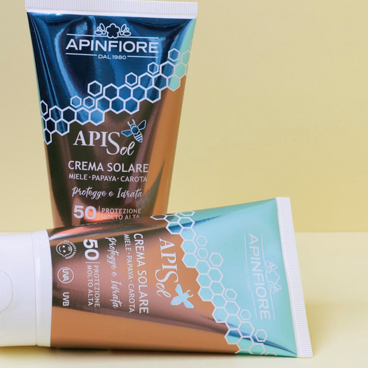 Organic Sunscreen SPF 50 UVA/UVB – Lightweight, Hydrating, Non-Greasy, No White Cast – 150ml for Sensitive & Acne-Prone Skin