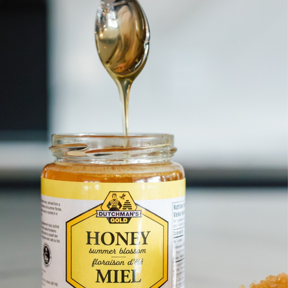 Summer Blossom Honey 1kg – 100% Canadian Floral Blend & Natural Sweetener