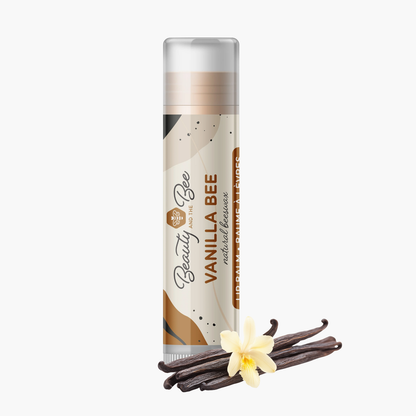 Oragnic Lip Balm Beeswax Vanilla Bean Hydrating Lip Treatment Balm