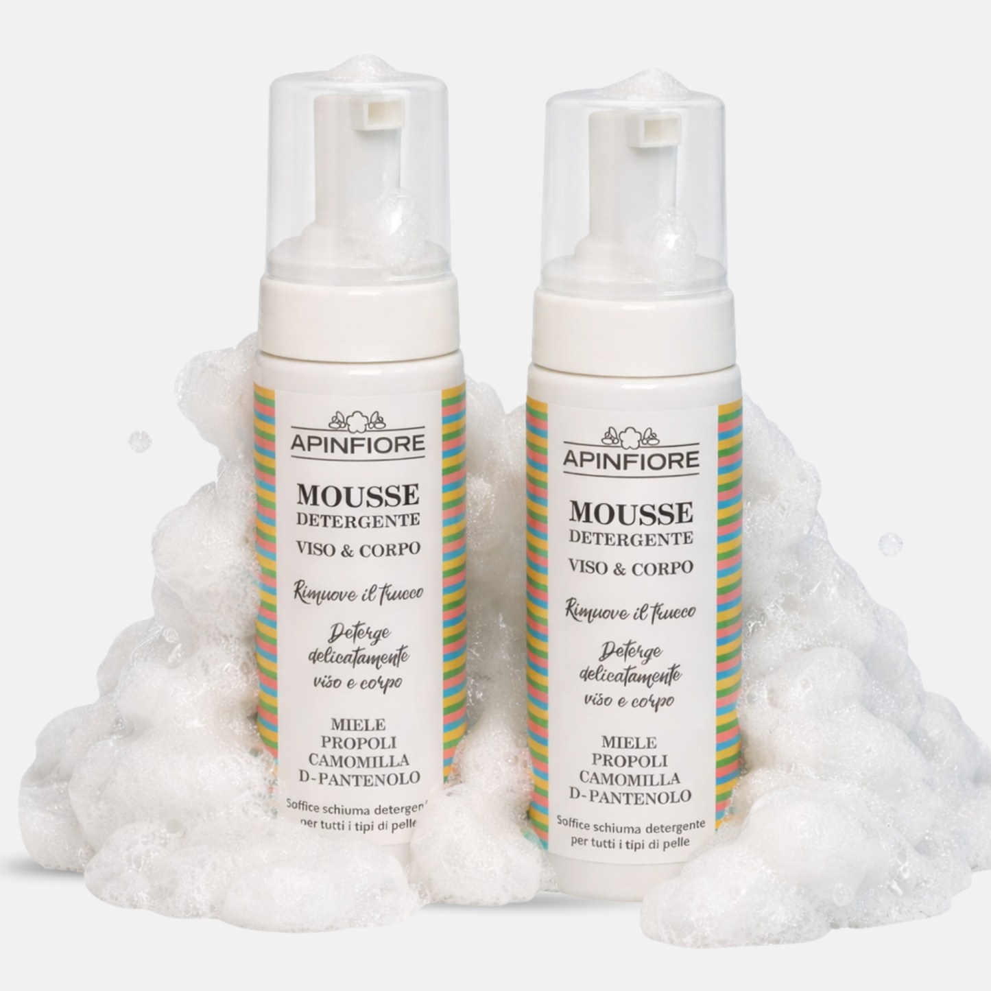 Facial Cleanser Mousse with Honey and Chamomile