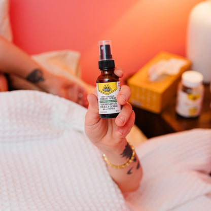 Honey & Propolis Throat Spray, 30ml, Fast-Acting Relief for Sore Throat & Cough