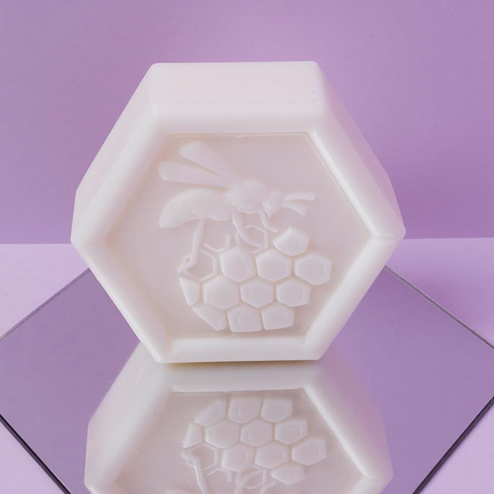 Organic Milk Soap Bars with Shea Butter & Grapeseed Oil – Handmade Moisturizing Cleanser for Face, Hands & Body – 3x100g