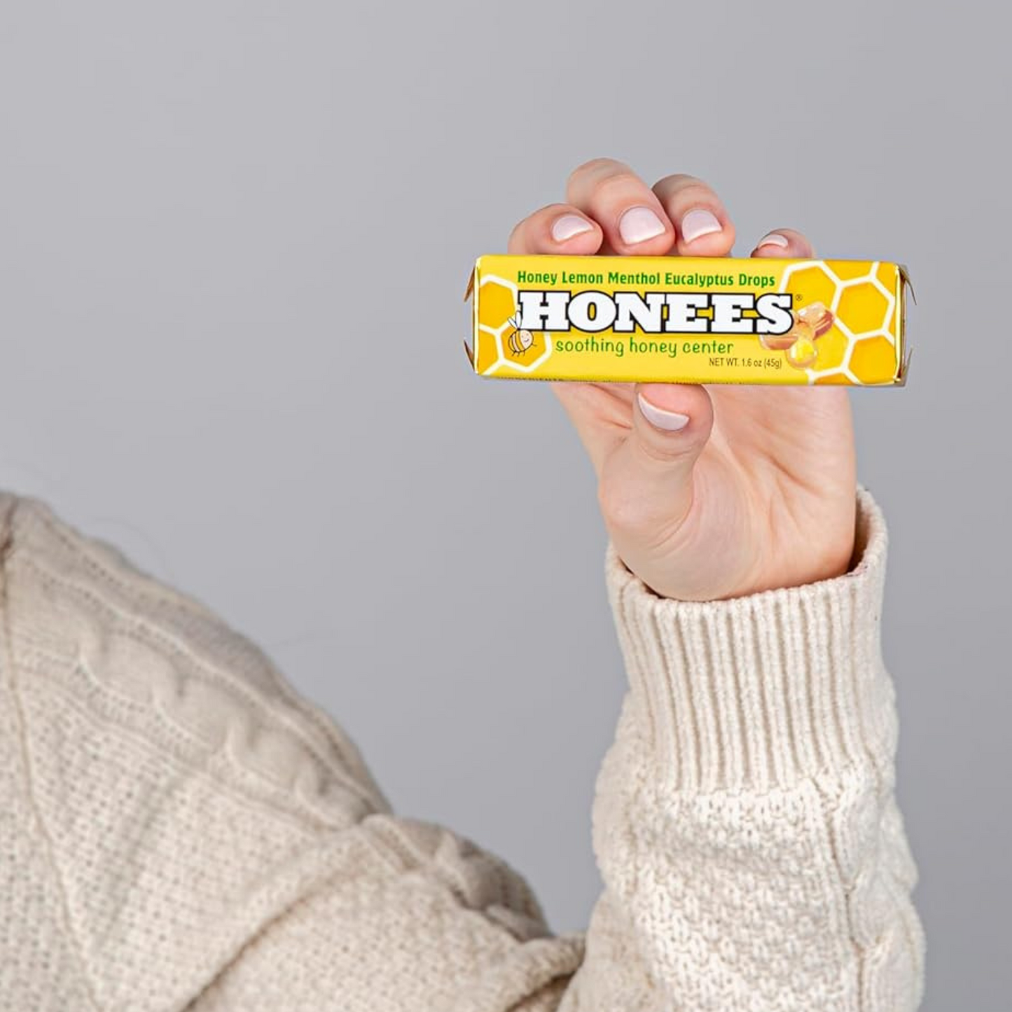 Honees Lemon Menthol Eucalyptus Candy Bars – Soothing Throat & Cough Relief