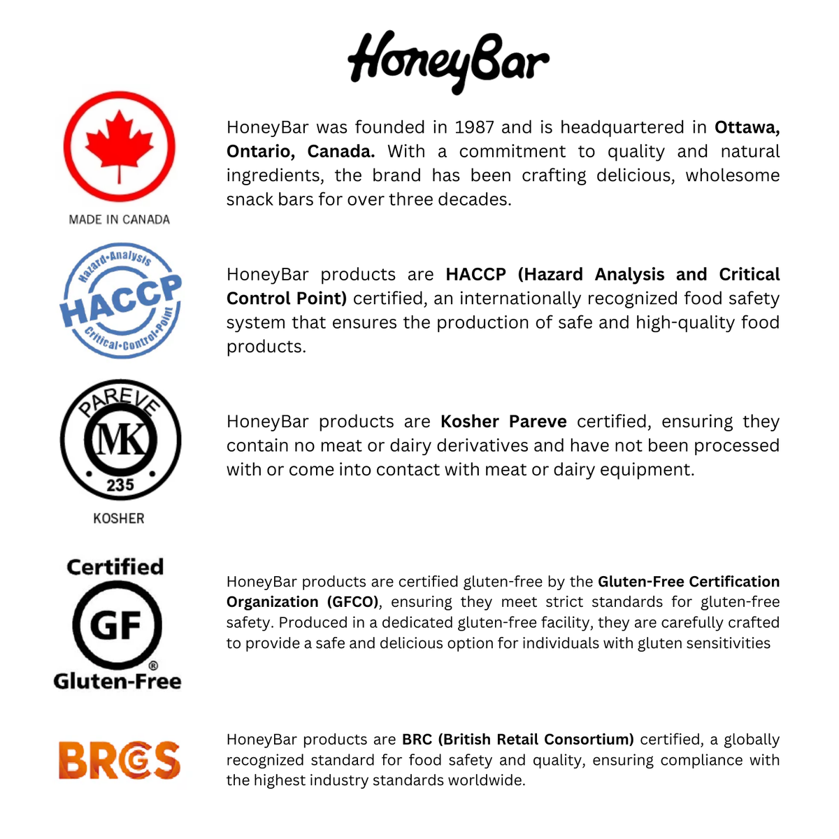 HoneyBar Assorted 5-Pack | 20 x 40g Healthy Snack Bars, Natural, Vegan, Gluten-Free, Non-GMO