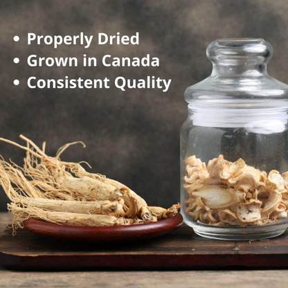 Canadian Vita Ginseng Powder 150g- 100% from Canada- Perfect for cooking, smoothies and tea's-Boost Immune System and Energy Support