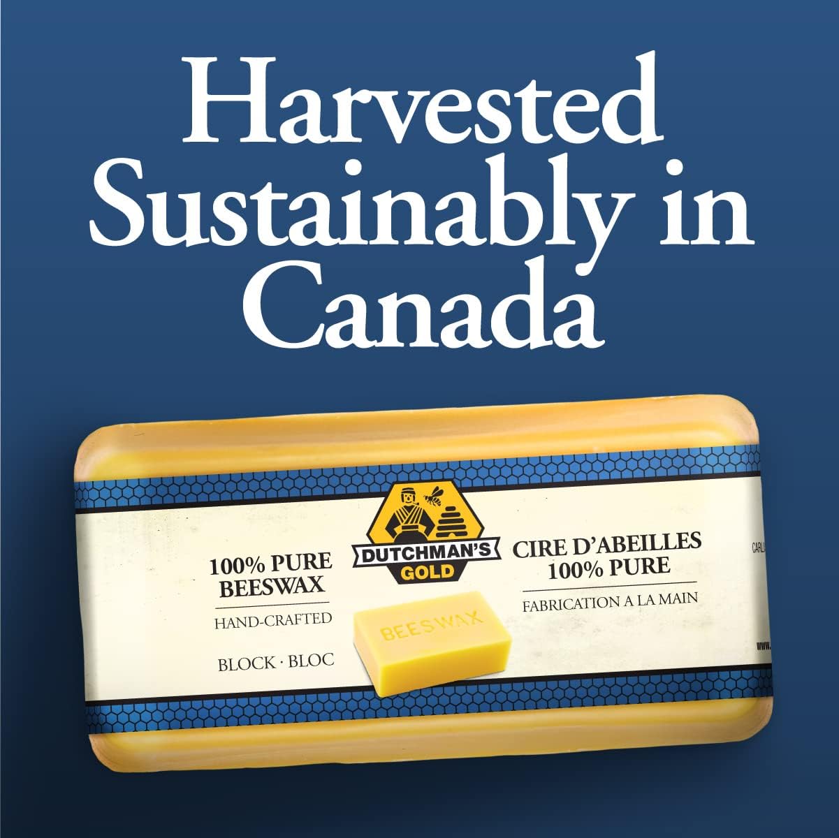 Dutchman's Gold - Pure Canadian Beeswax - Cosmetic Grade - 453g