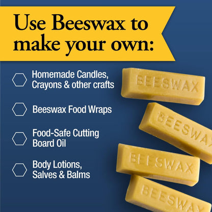 Dutchman's Gold - Pure Canadian Beeswax - Cosmetic Grade - 453g