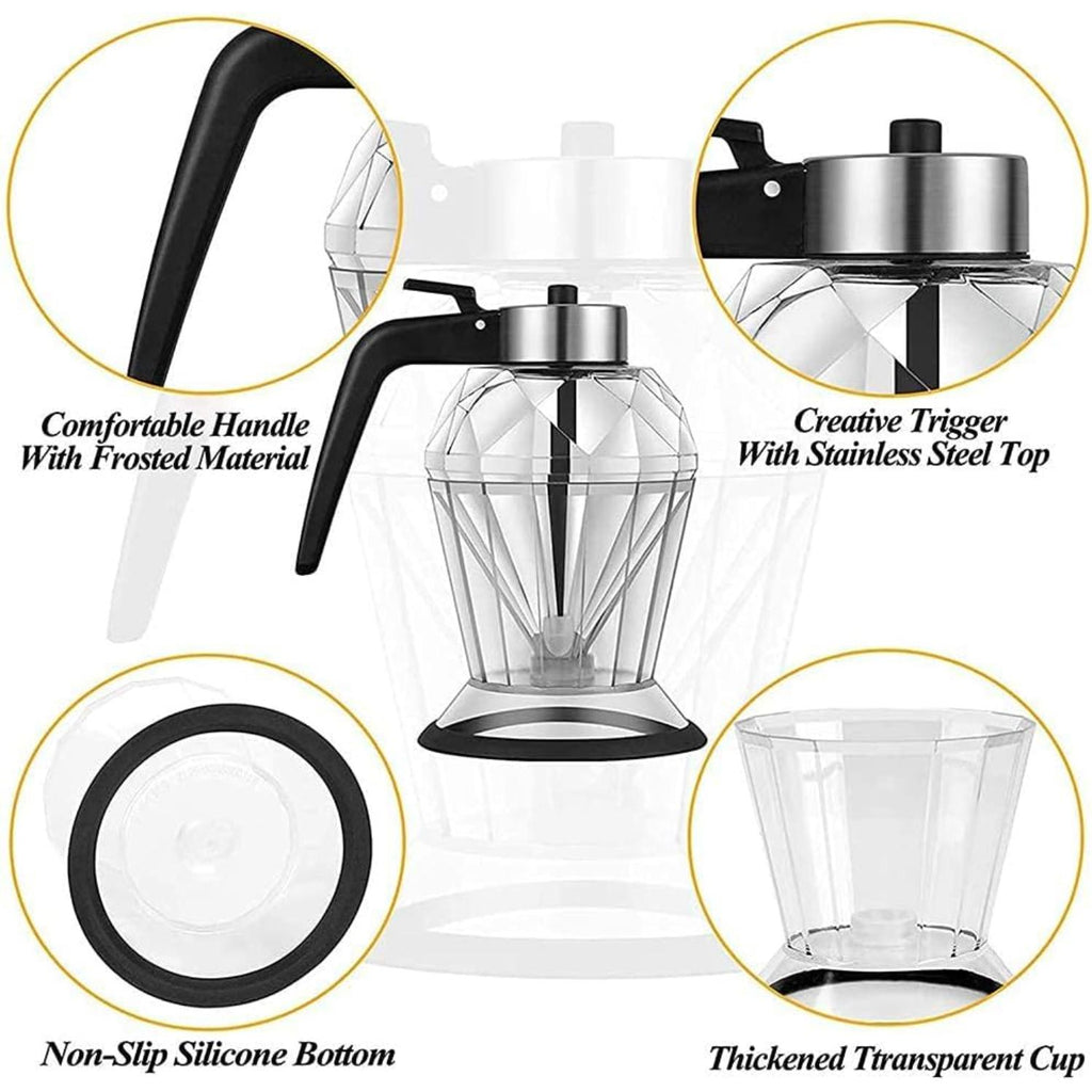 Honey-Myple 200ml Syrup Dispenser – No-Drip, Mess-Free, Leak-Proof Design For Honey, Syrup & Sauces. Easy-Pour, Ergonomic, Durable & Perfect For Kitchen, Dining, Cafés, Or Gifting