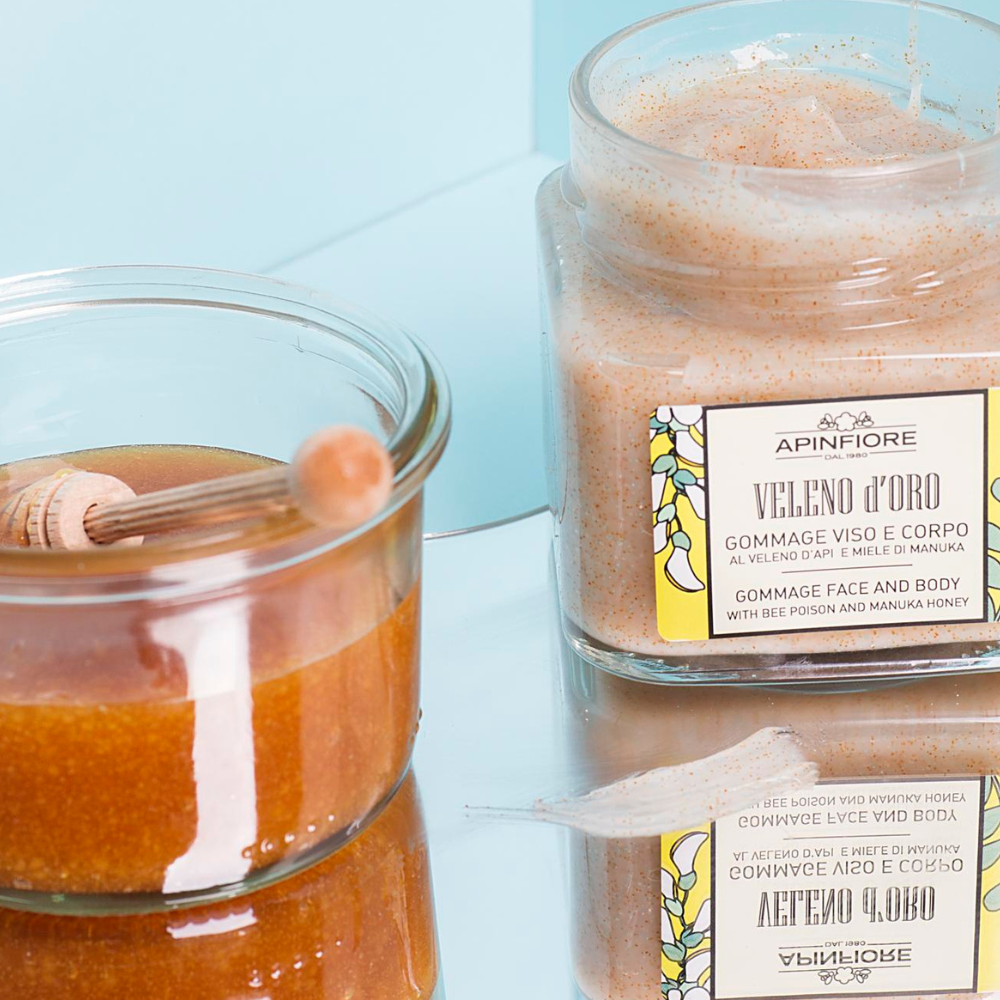 Face and Body Scrub with Bee Venom and Manuka Honey
