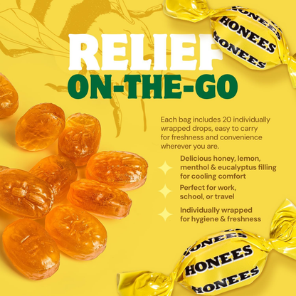 Honey Lemon Menthol Candy