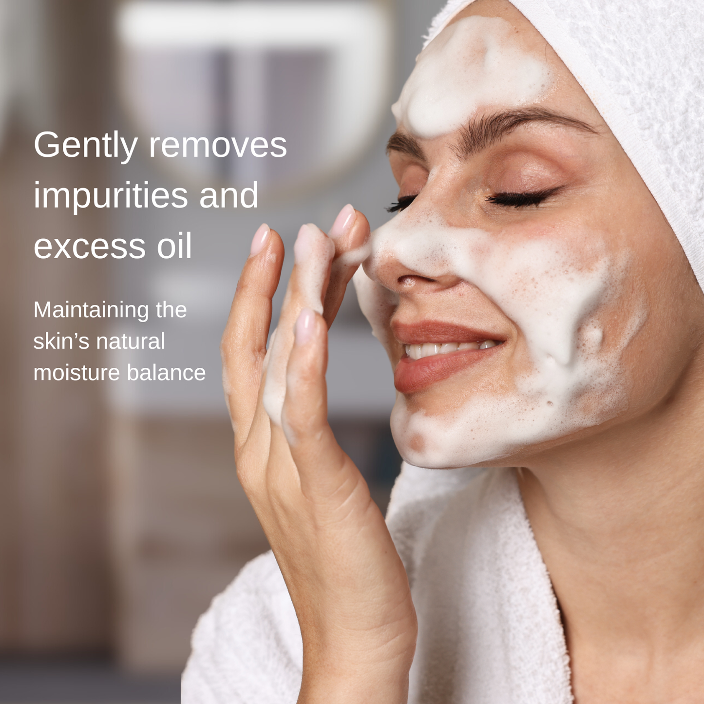 Facial Cleanser Mousse with Honey and Chamomile