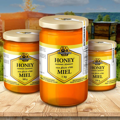 Summer Blossom Honey 1kg – 100% Canadian Floral Blend & Natural Sweetener