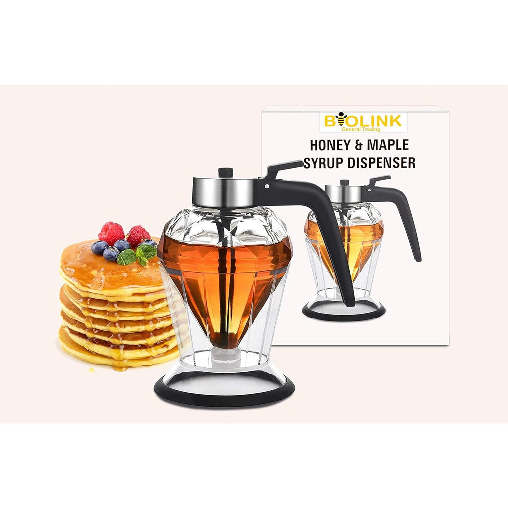 Honey-Myple 200ml Syrup Dispenser – No-Drip, Mess-Free, Leak-Proof Design For Honey, Syrup & Sauces. Easy-Pour, Ergonomic, Durable & Perfect For Kitchen, Dining, Cafés, Or Gifting