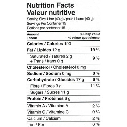 Quinoa & Cranberry Bars – Chewy and Naturally Sweetened with Honey, Made with Real Cranberries and Clean Ingredients. Gluten-Free & Vegetarian 15 x 40g