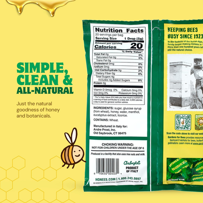 Honey Menthol Eucalyptus Candy