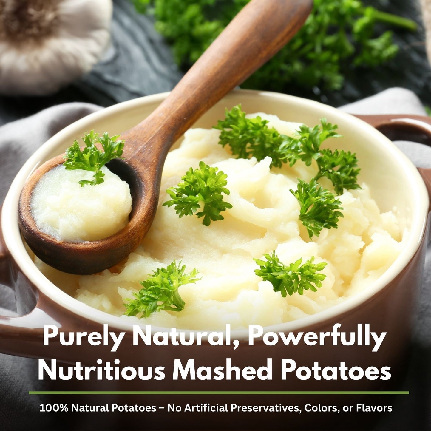 Engel Premium Mashed Potato with Skimmed Milk, 4kg | Creamy, Pure & Natural Potatoes, Halal, Vegetarian, Rich in Protein | Ready in Minutes, Side Dish & Emergency Food Supply