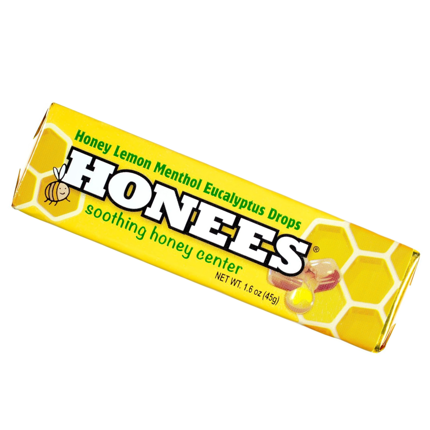 Honees Lemon Menthol Eucalyptus Candy Bars – Soothing Throat & Cough Relief