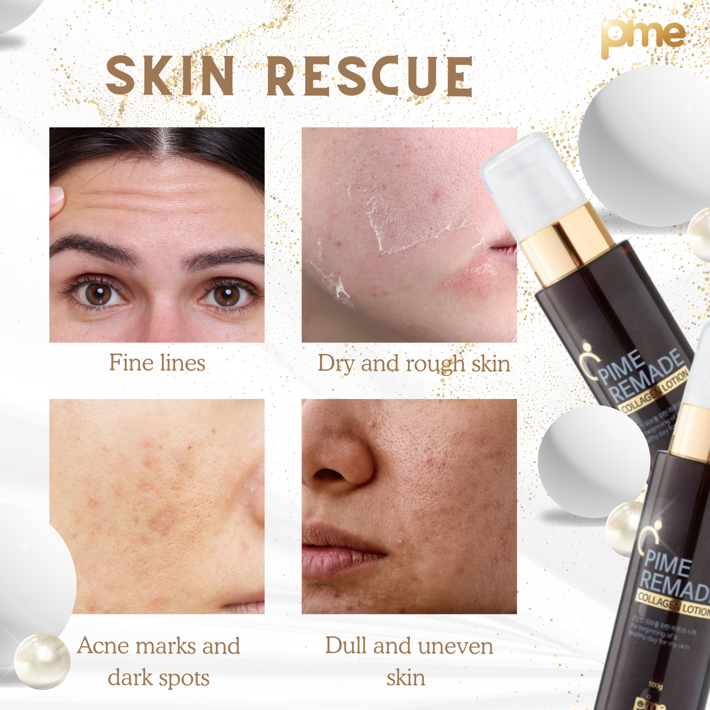 Collagen Face Lotion Hydrates and Firms Aging Skin