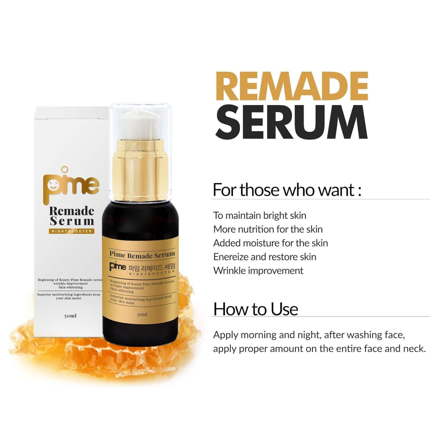 PIME Bee Venom Face Serum 50mL x2 | Korean Anti-Aging, Wrinkle Care & Firming Treatment