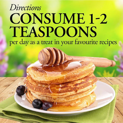 Dutchman's Gold Wildflower Liquid Honey - 1kg, 100% Pure Organic Honey, Premium Grade, No Additives, Perfect for Baking, Sweetening Drinks, and Cooking, Made in Canada