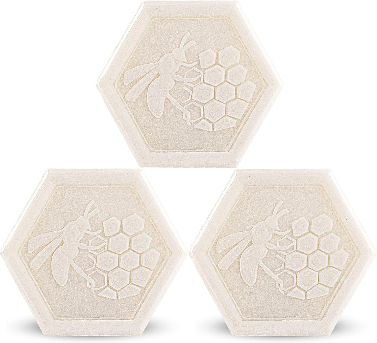 Organic Milk Soap Bars with Shea Butter & Grapeseed Oil – Handmade Moisturizing Cleanser for Face, Hands & Body – 3x100g