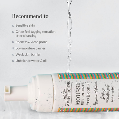 Facial Cleanser Mousse with Honey and Chamomile