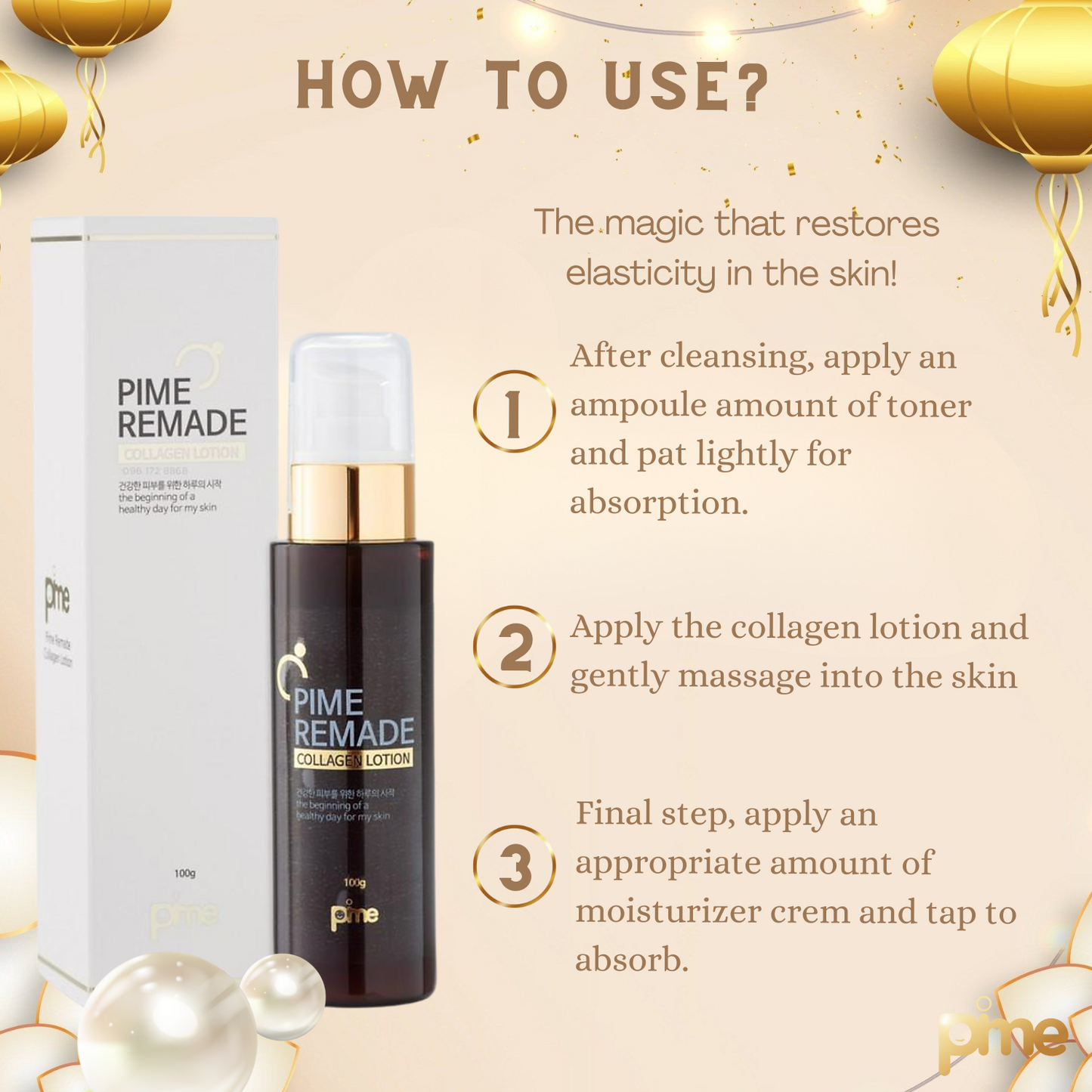Collagen Face Lotion Hydrates and Firms Aging Skin