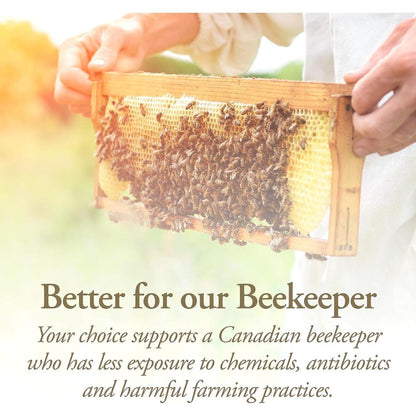 Dutchman's Gold Wildflower Liquid Honey - 1kg, 100% Pure Organic Honey, Premium Grade, No Additives, Perfect for Baking, Sweetening Drinks, and Cooking, Made in Canada