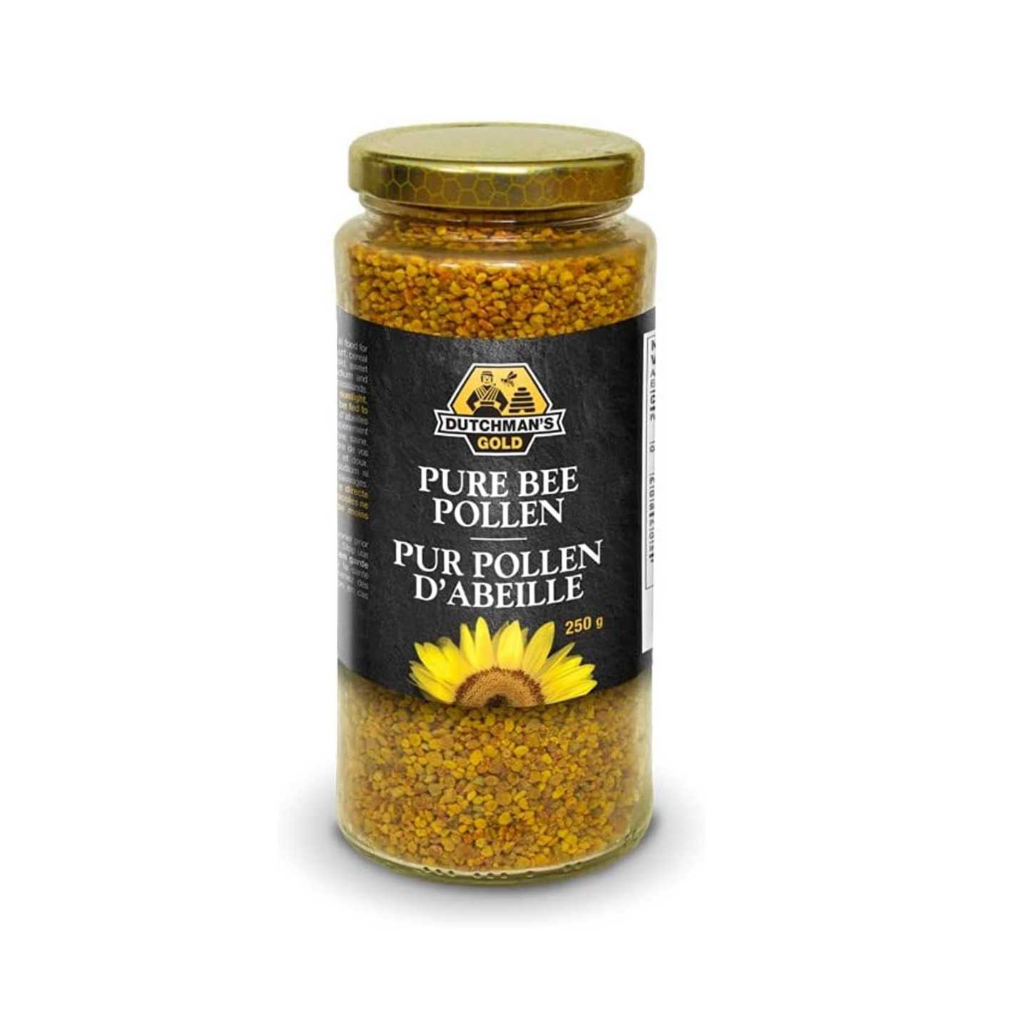 Canadian Pure Bee Pollen, 250g, Natural Superfood for Nutrition & Wellness Support